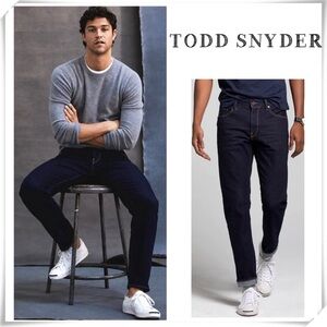 Todd Snyder Slim Fit Jeans in Indigo Rinse Size 34